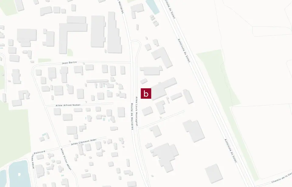 Carte de situation de Bloom Fit à Vedène